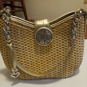 Brighton straw purse